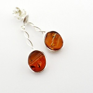 amber earrings 145